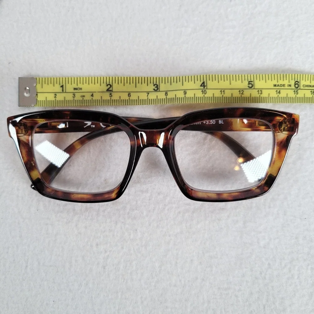 Hummingbird Women Reading Glasses Santa Fe Auto-Tint Blue Light +3.50 Brown